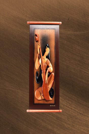 WALL HANGER – WOMAN WITH SITAR