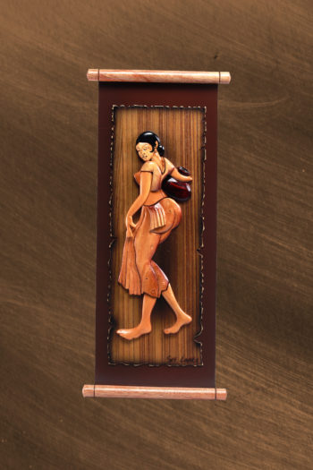 WALL HANGER – WOMAN WITH POT