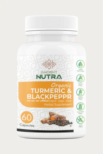 TURMERIC & BLACK PEPPER ORGANIC CAPSULES (60 CAPSULES)