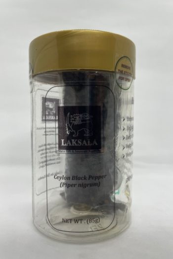 LAKSALA CEYLON BLACK PEPPER PACK IN TRANSPARENT BOX 85G
