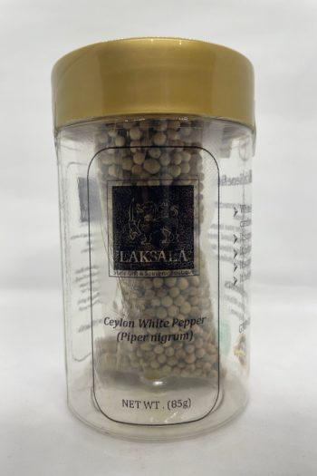 LAKSALA CEYLON WHITE PEPPER PACK IN TRANSPARENT BOX 85G