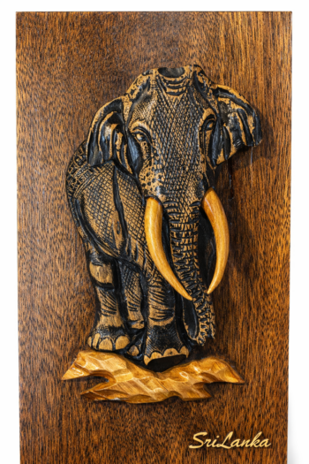 WOODEN WALL HANGER (ELEPHANT)