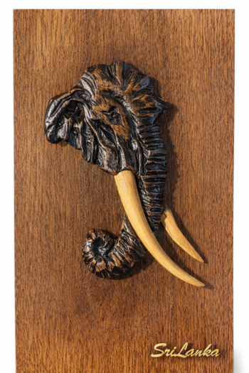 WOODEN WALL HANGER ( ELEPHANT )