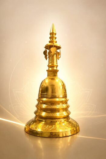 Premium Brass Karadu (Casket) – 12 Inch
